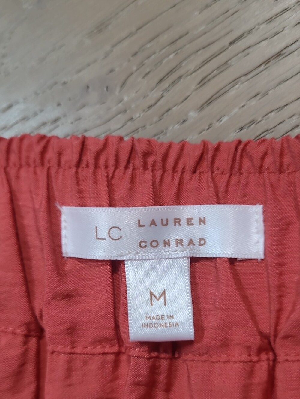 EUC LC Lauren Conrad Skirt Women's sz M Orange Tiered Ruffled Long Skirt - Picture 5 of 12